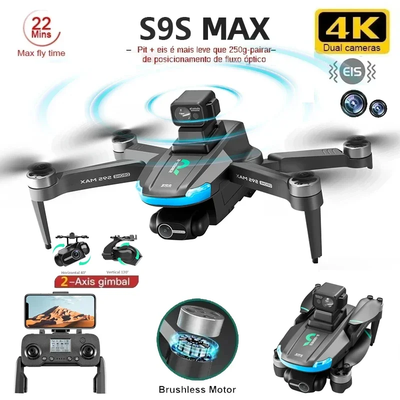 Nouveau S9S MAX MINI Drone 4K  - Drone Camera Wide Angle avis et prix