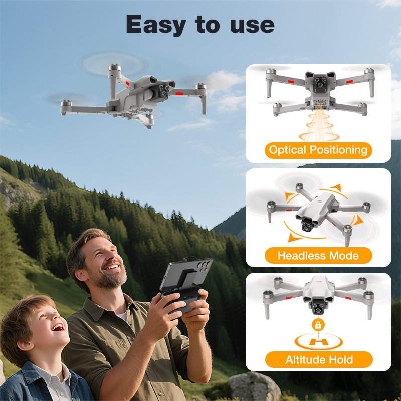 NOUVEAU Drone L017 Pro Brushle - Drone Camera Wide Angle avis et prix