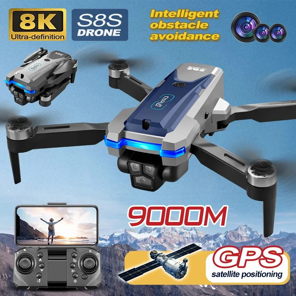 Drone GPS S8S 5G Wifi 8K HD po - Drone Camera Wide Angle avis et prix